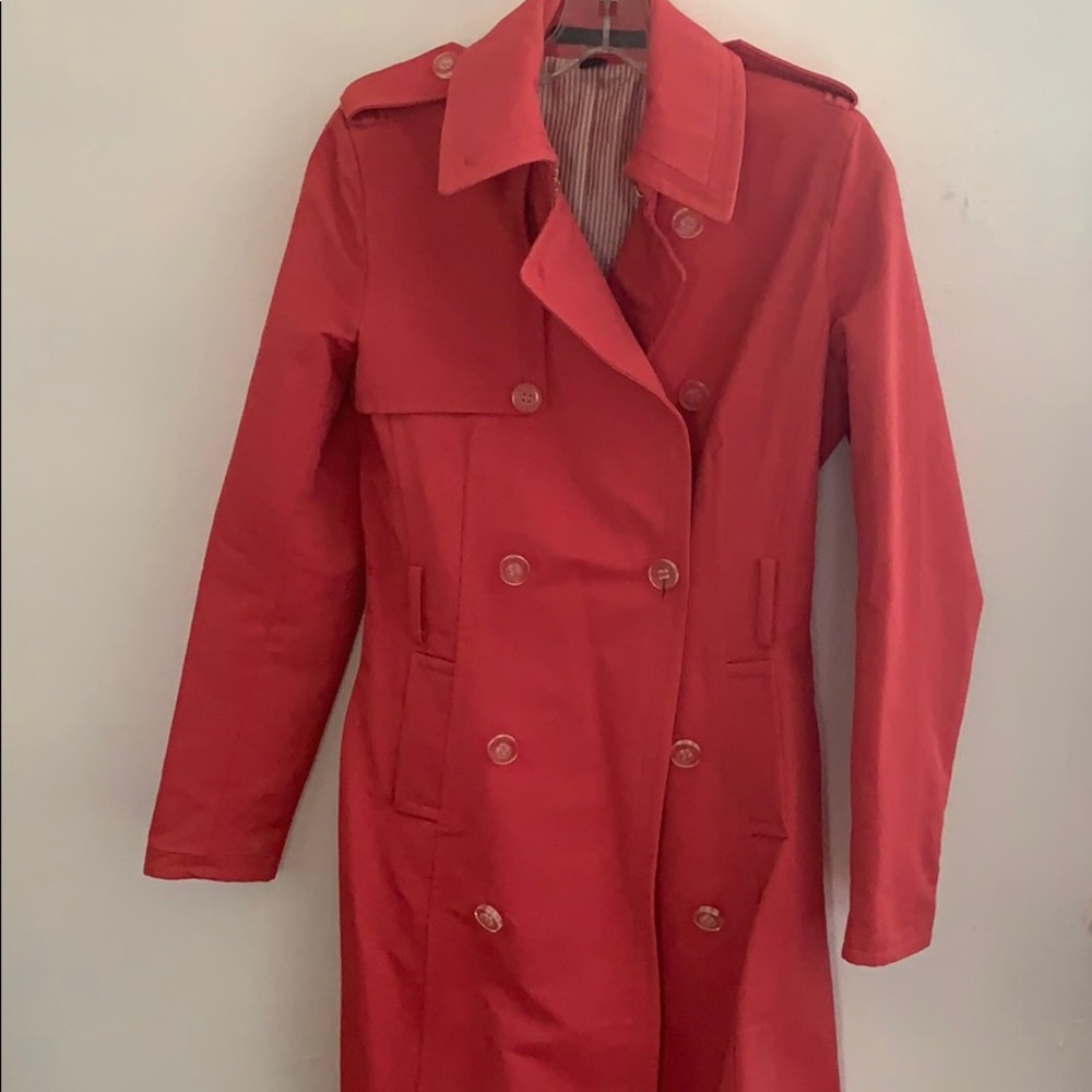 Express Design Studio Pink Trench Coat
